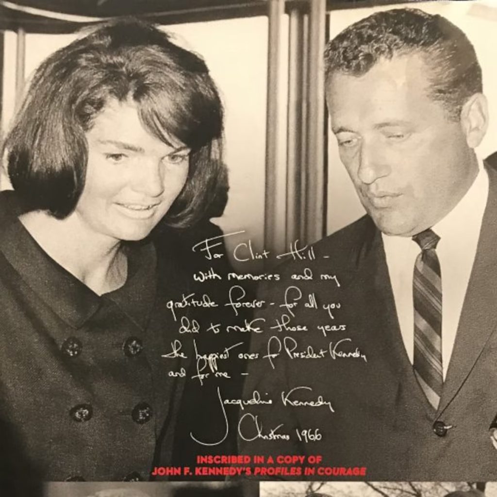Jackie Kennedy junto a Clint Hill Paraguay desde el Cielo